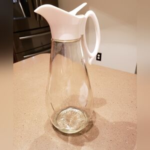 Vintage Log Cabin Syrup Dispenser